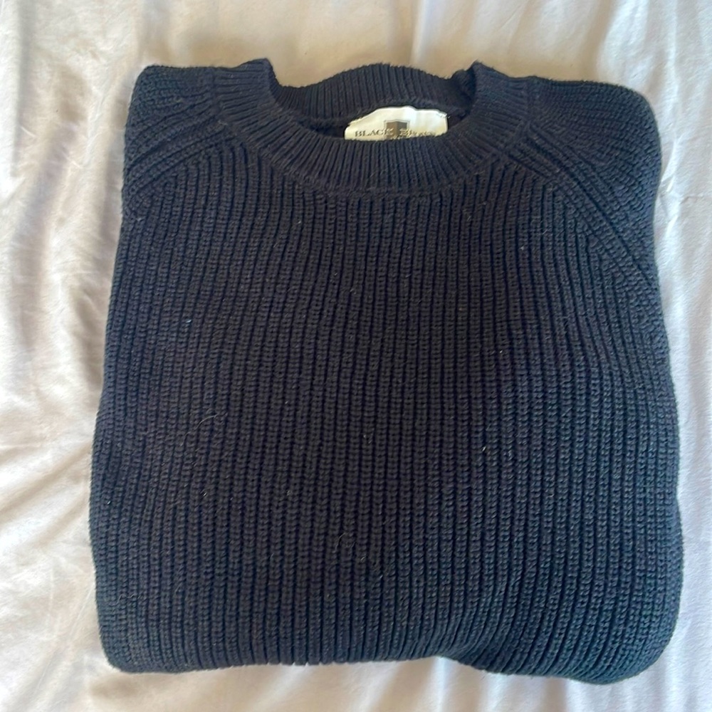 “Black Brown 1826” Black sweater size Medium for Men
